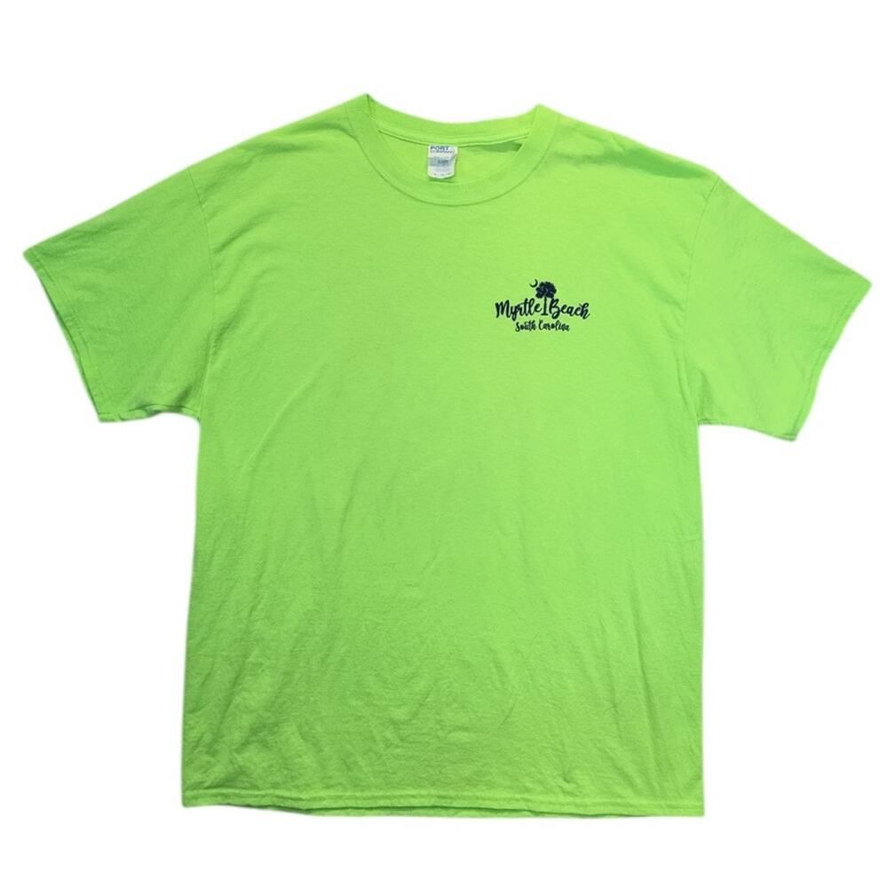 Myrtle Beach Neon Graphic T-shirt Size XL short sleeve crewneck tee Women’s
